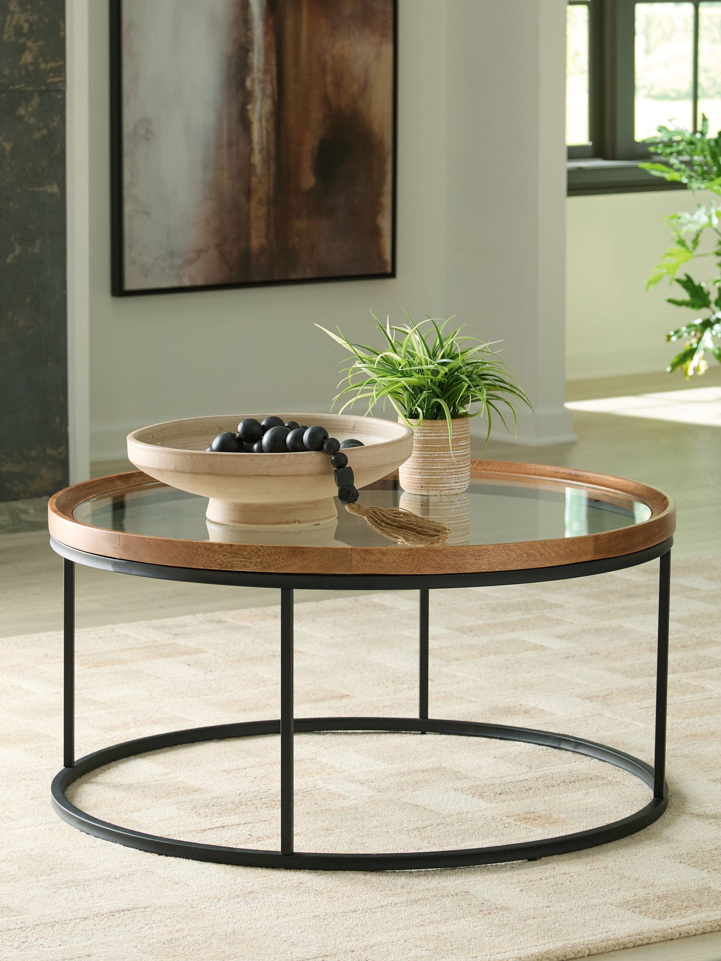 Noraluna - Round Table - Hornell Furniture Outlet