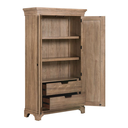 Haven Hills - Armoire - Camel Beige - Hornell Furniture Outlet