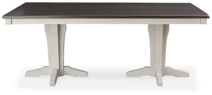Darborn - Gray / Brown - Dining Table - Hornell Furniture Outlet
