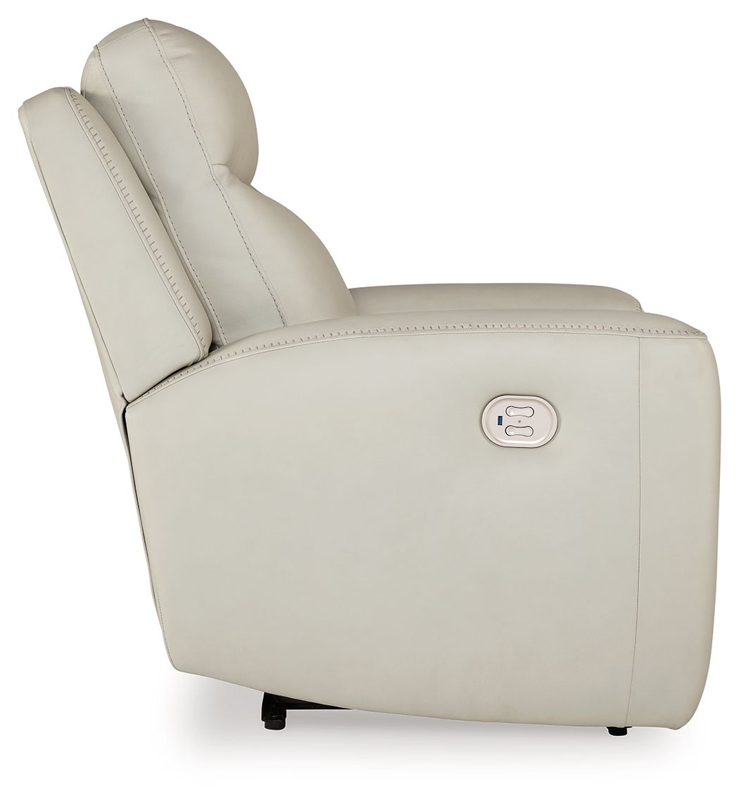 Mindanao - Coconut - 3 Pc. - Power Reclining Sofa, Power Reclining Loveseat With Console, Power Recliner - Hornell Furniture Outlet
