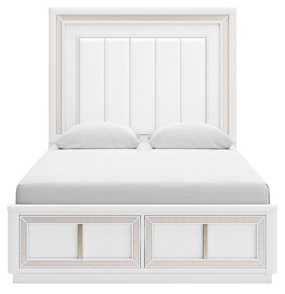Chalanna - Upholstered Storage Bed - Hornell Furniture Outlet