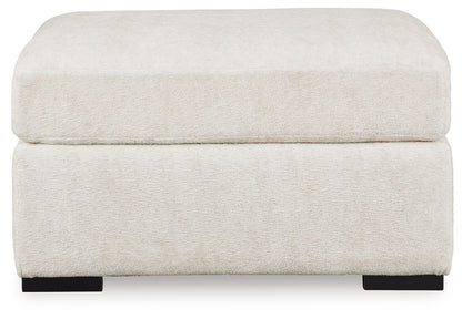 Chessington - Ivory - Oversized Accent Ottoman - Hornell Furniture Outlet