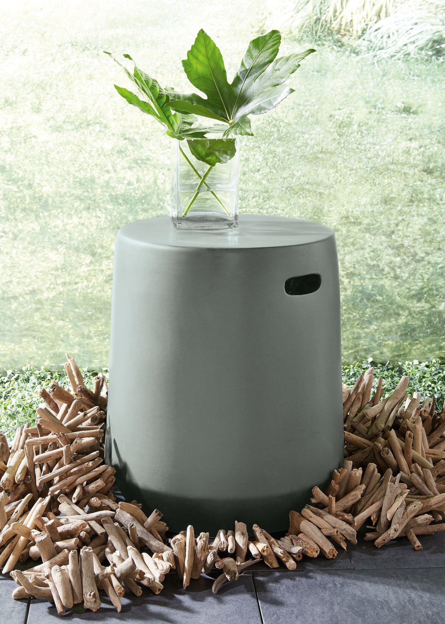Kalmunds - Gray - Stool - Hornell Furniture Outlet