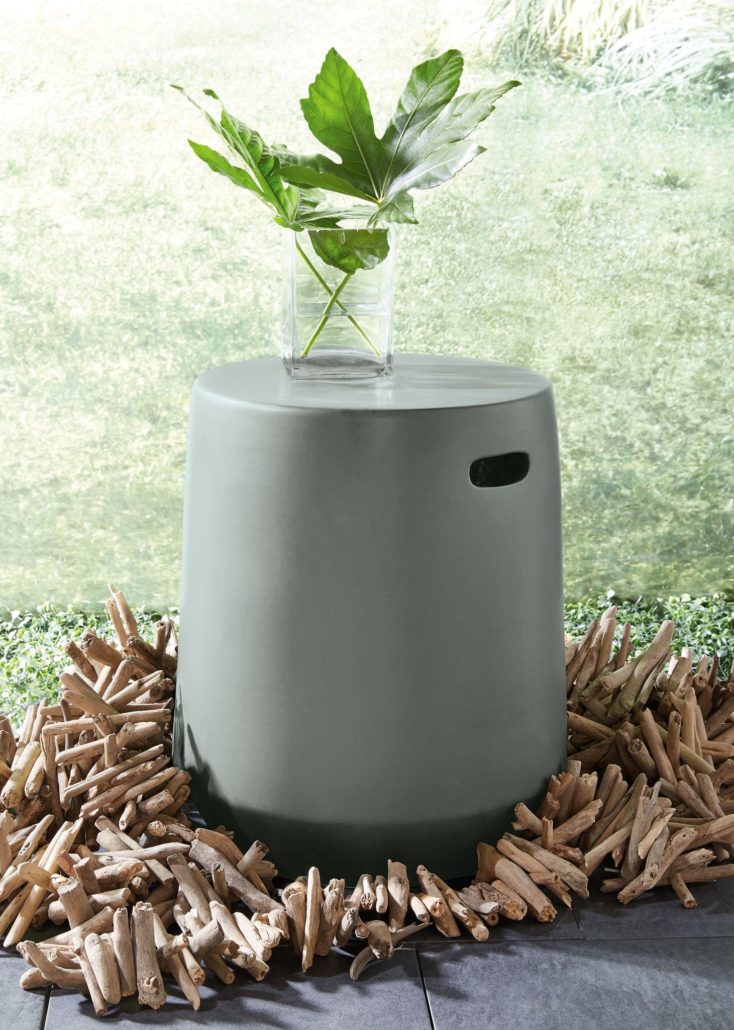Kalmunds - Gray - Stool - Hornell Furniture Outlet