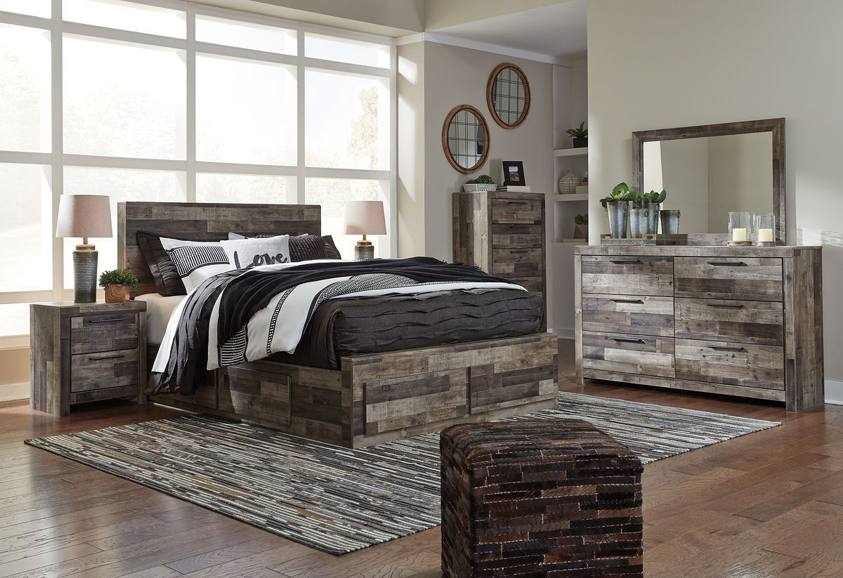 Derekson - Panel Bedroom Set - Hornell Furniture Outlet