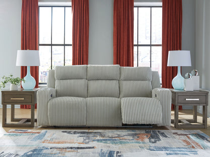 Forest Lake - Power Reclining Sofa With Adj Headrest - Hornell Furniture Outlet