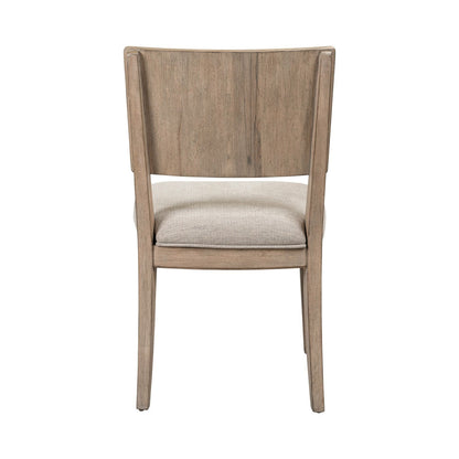 Proximity Place - Panel Back Side Chair (RTA) - Brown - Hornell Furniture Outlet