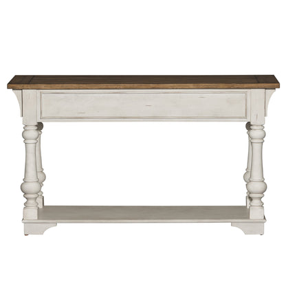 Morgan Creek - Sofa Table - White - Hornell Furniture Outlet