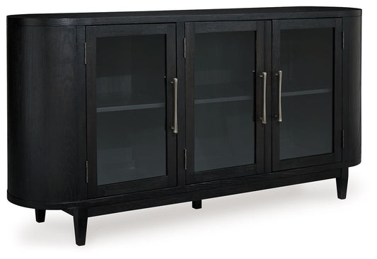 Rowanbeck - Black - Dining Room Server - Hornell Furniture Outlet