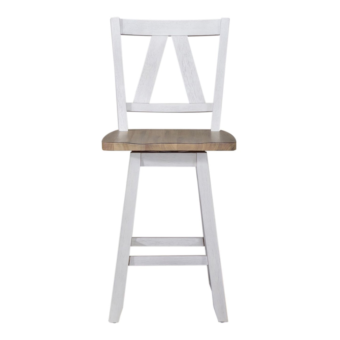 Lindsey Farm - Counter Height Swivel Chair (RTA) - Hornell Furniture Outlet
