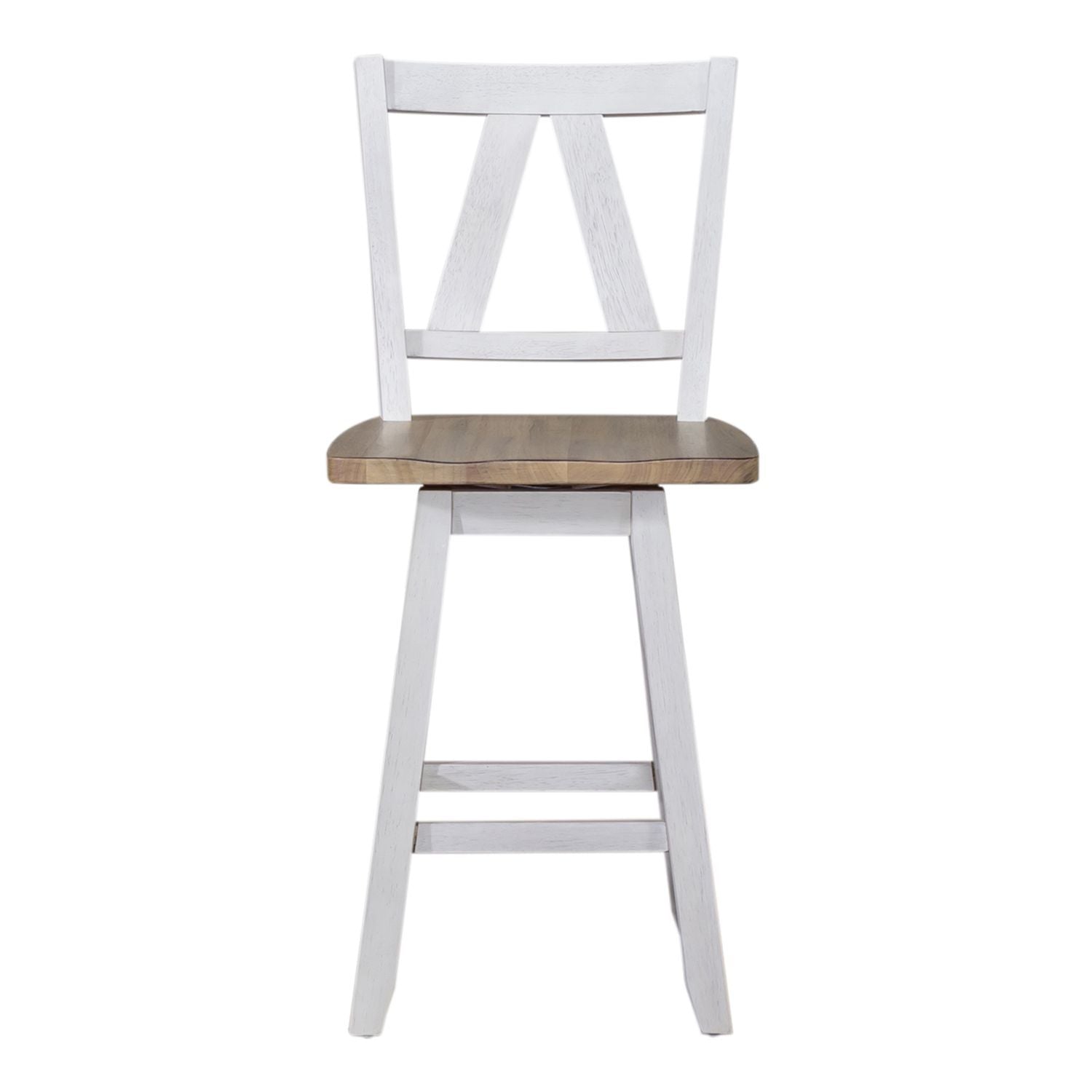 Lindsey Farm - Counter Height Swivel Chair (RTA) - Hornell Furniture Outlet