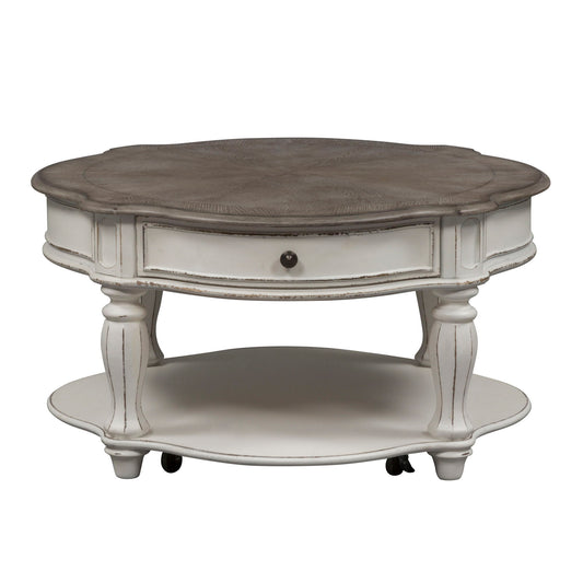Magnolia Manor - Round Cocktail Table - Hornell Furniture Outlet