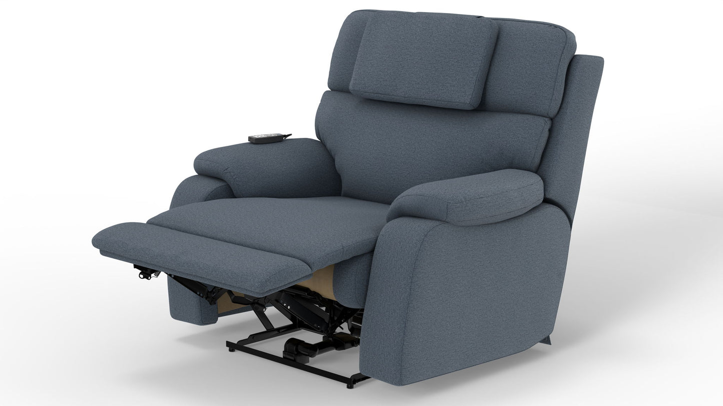 Dreamtime - 48" Power Headrest Power Lay Flat Recliner With CR3 Heat/Massage/Zero Gravity - Hornell Furniture Outlet
