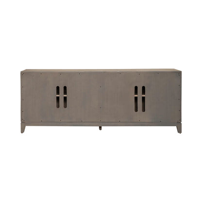 Brentwood - 78" TV Console - Sandstone - Hornell Furniture Outlet