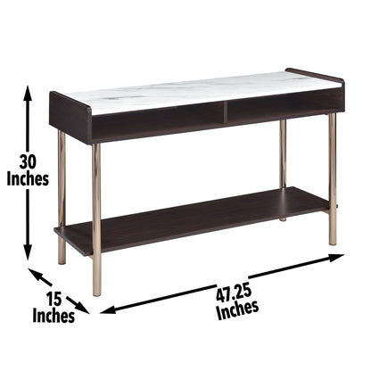 Carrie - Sofa Table - Brown - Hornell Furniture Outlet