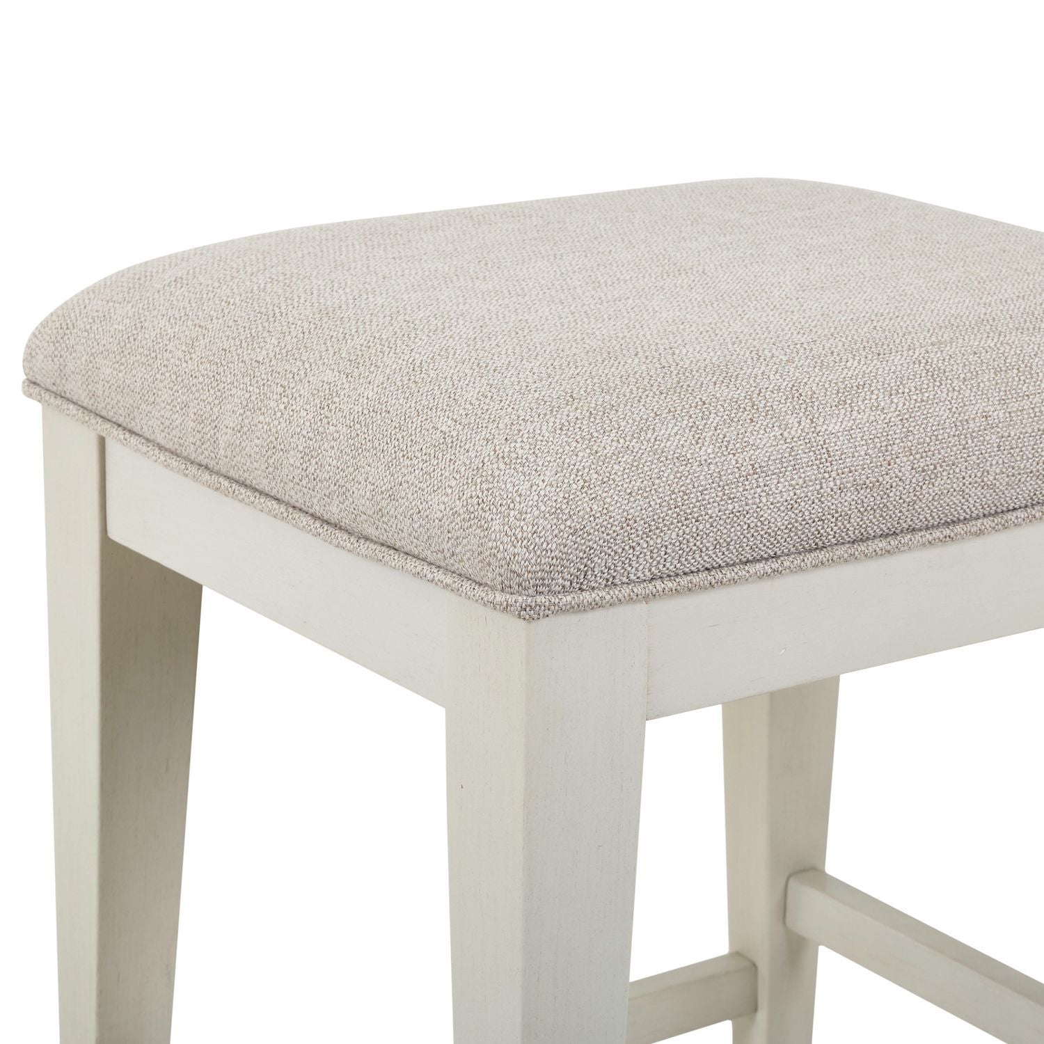 Berkley Square - Upholstered Console Stool (RTA) - Brown - Hornell Furniture Outlet