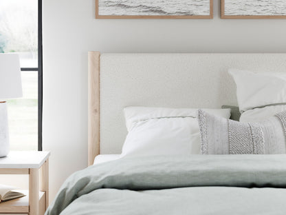 Cadmori - Upholstered Panel Bed - Hornell Furniture Outlet