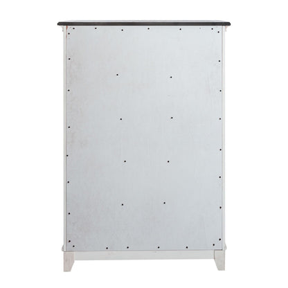 Allyson Park - 5 Drawer Chest - White - Hornell Furniture Outlet