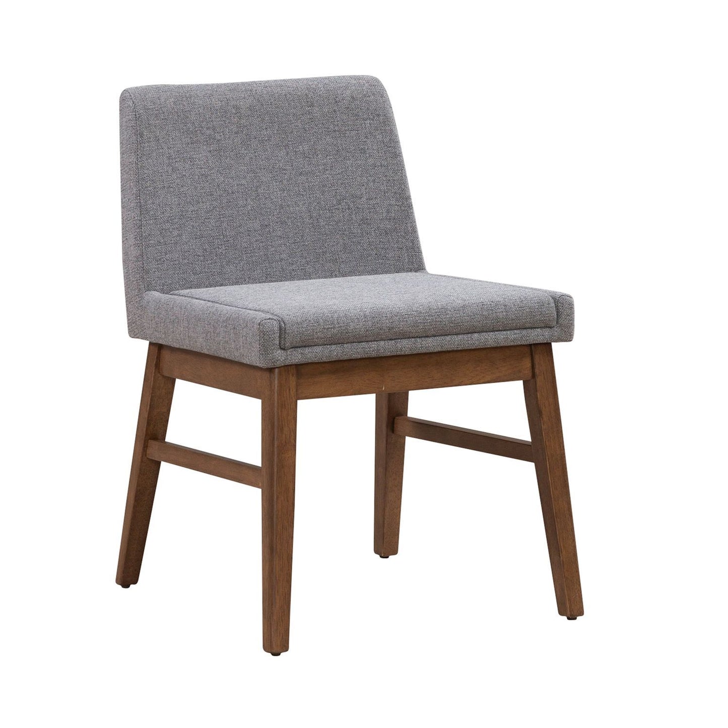 Space Savers - Upholstered Side Chair (RTA) - Brown - Hornell Furniture Outlet