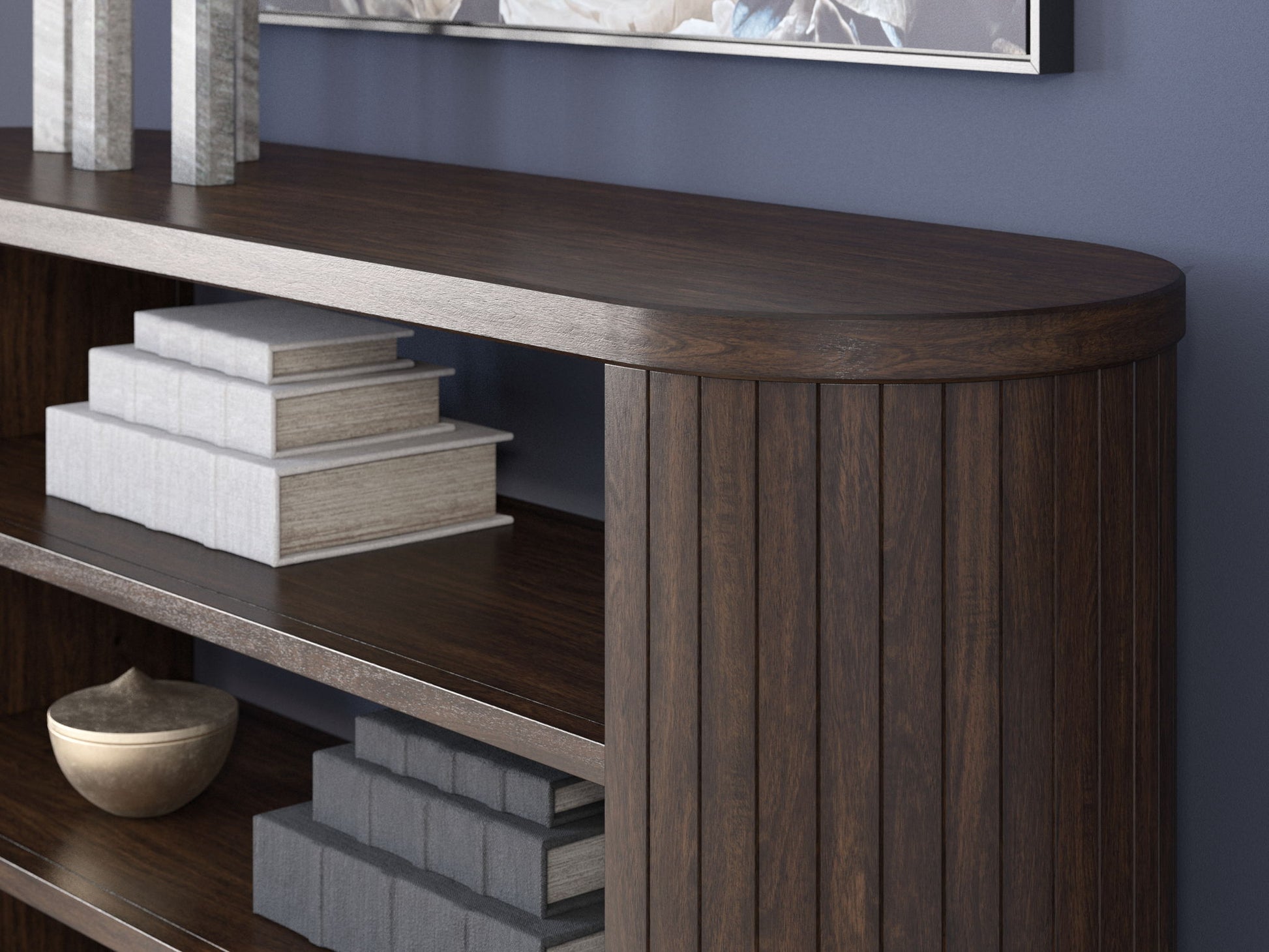Korestone - Warm Brown - Credenza - Hornell Furniture Outlet