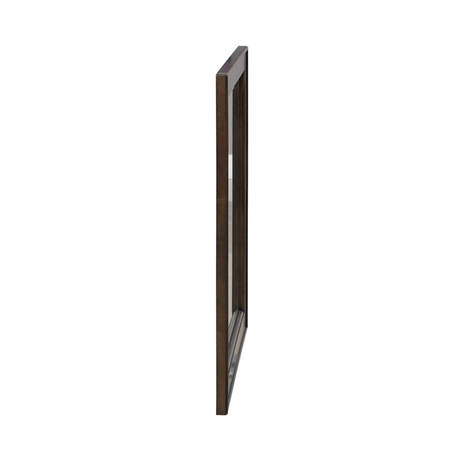 Arden Road - Landscape Mirror - Satin Cherry - Hornell Furniture Outlet