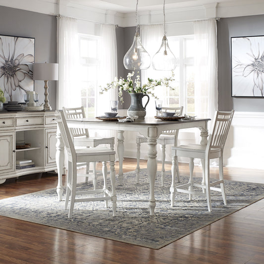 Magnolia Manor - Gathering Table Set - Hornell Furniture Outlet
