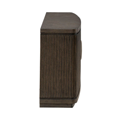 Cascade Falls - 82" TV Console - Satin Espresso - Hornell Furniture Outlet