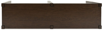 Breckington - Dark Brown - Sofa Table - Hornell Furniture Outlet