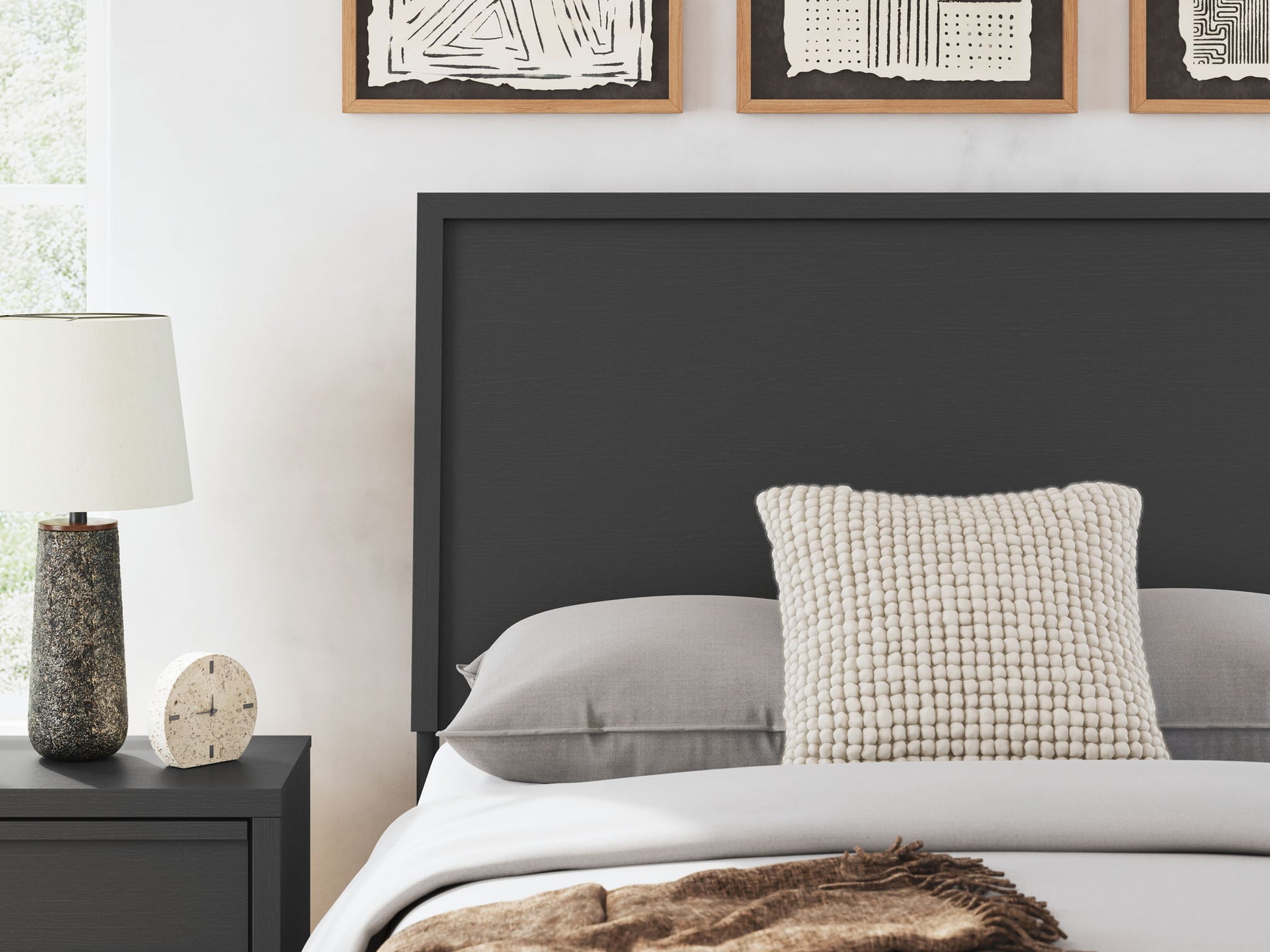 Danziar - Panel Bed With Low Footboard - Hornell Furniture Outlet