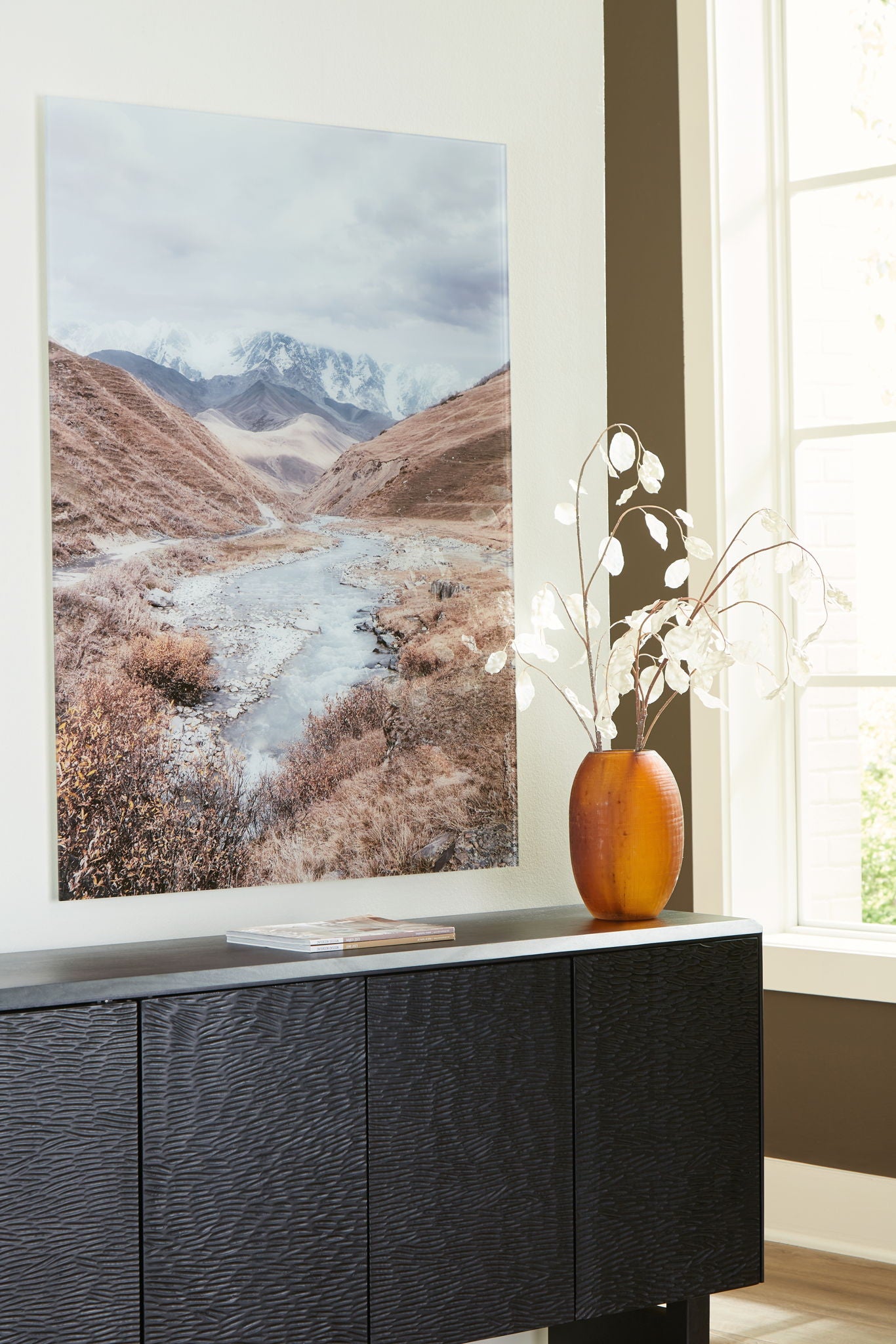 Darinby - Gray / Brown / White - Wall Art - Hornell Furniture Outlet