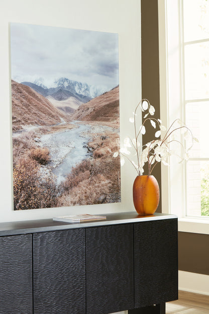 Darinby - Gray / Brown / White - Wall Art - Hornell Furniture Outlet