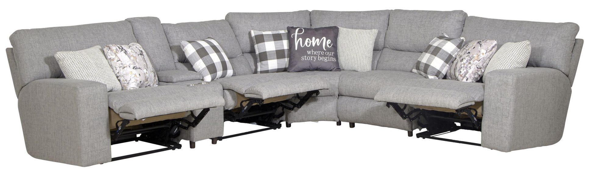 Rockport - Reclining Sectional - Hornell Furniture Outlet