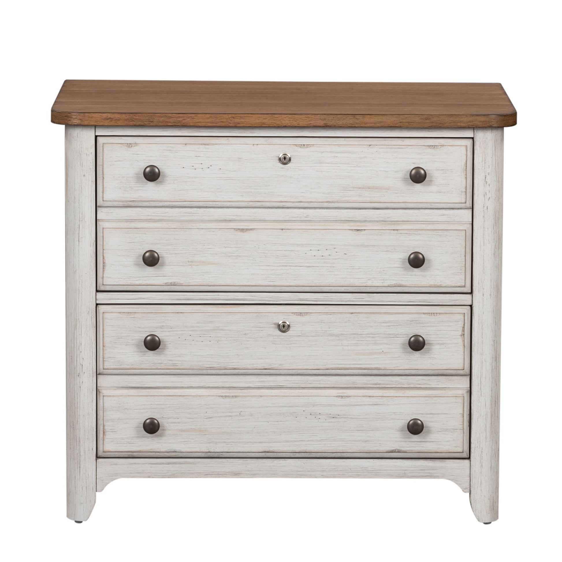 Farmhouse Reimagined - Lateral File - White - Hornell Furniture Outlet