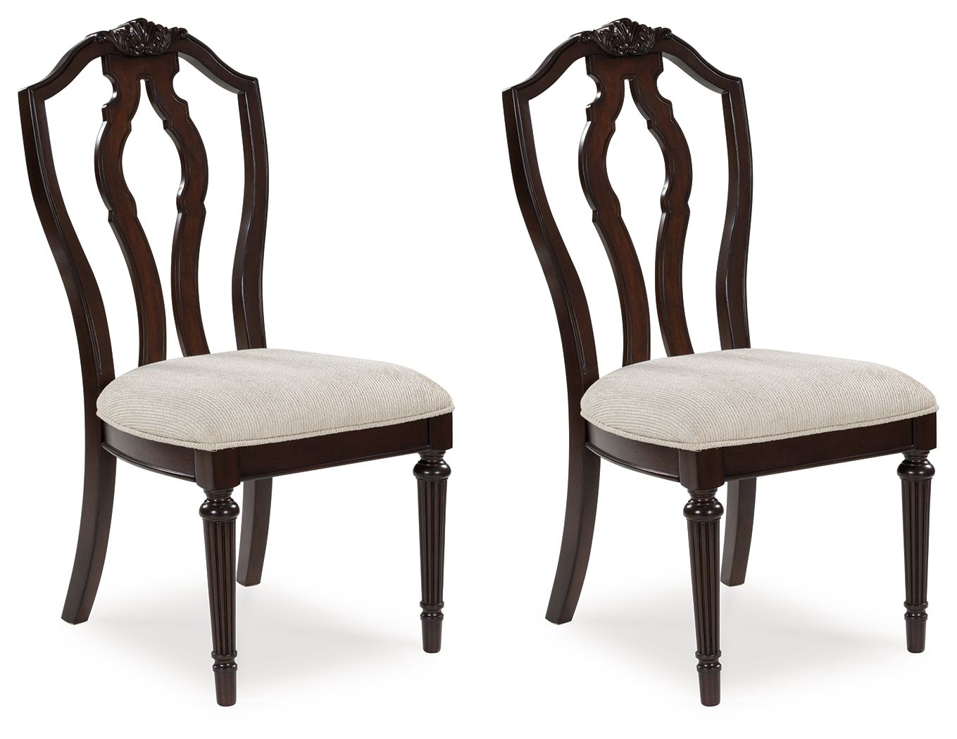 Lavinton - Brown - 8 Pc. - Dining Room Extension Table, 6 Side Chairs, Server - Hornell Furniture Outlet