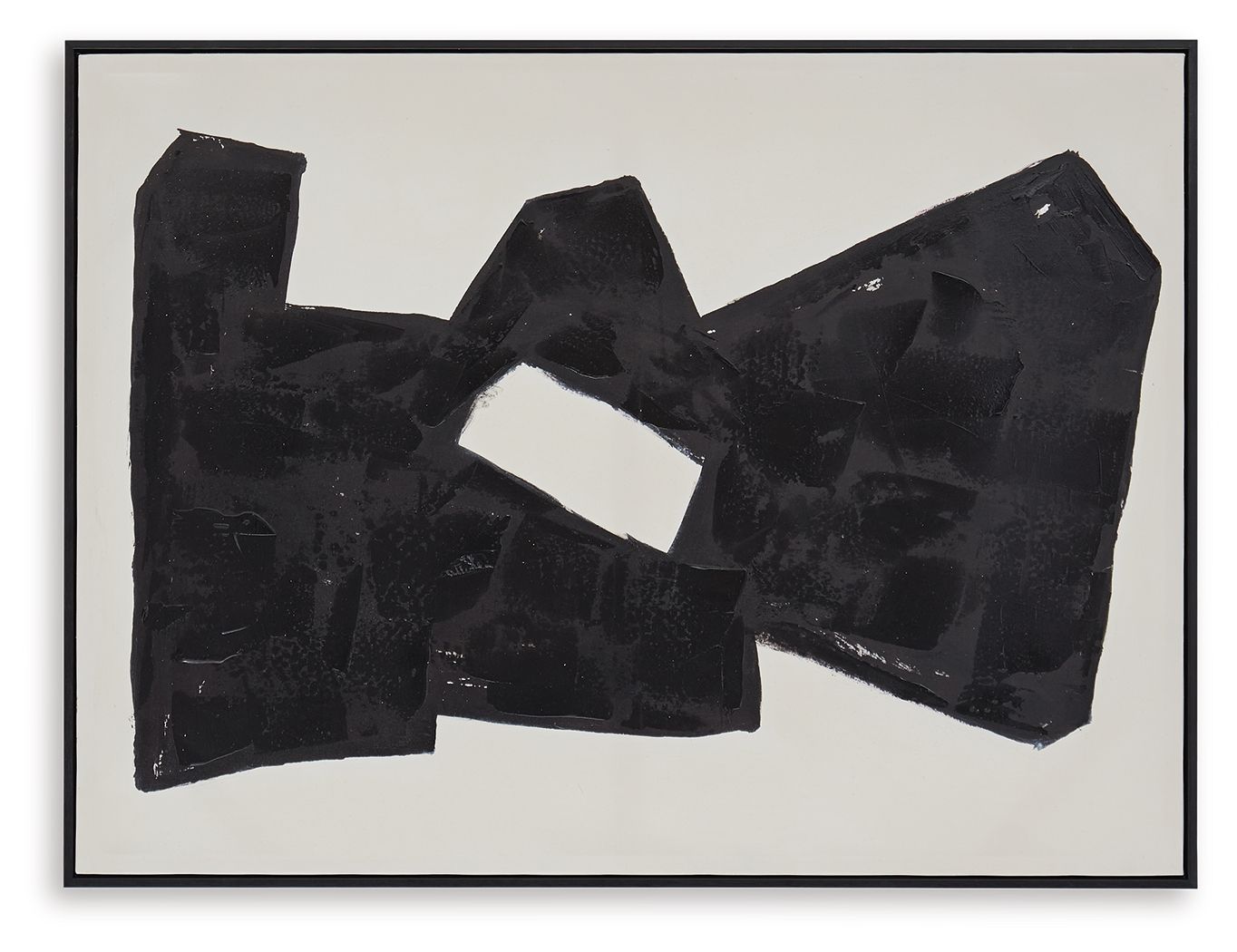 Garviery - Black / Cream - Wall Art - Hornell Furniture Outlet