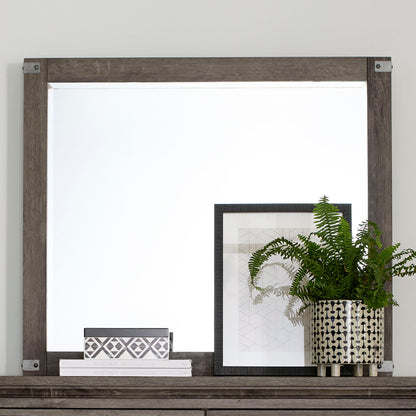 Lakeside Haven - Landscape Mirror - Dark Brown - Hornell Furniture Outlet