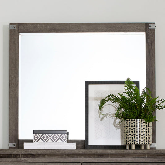 Lakeside Haven - Landscape Mirror - Dark Brown - Hornell Furniture Outlet