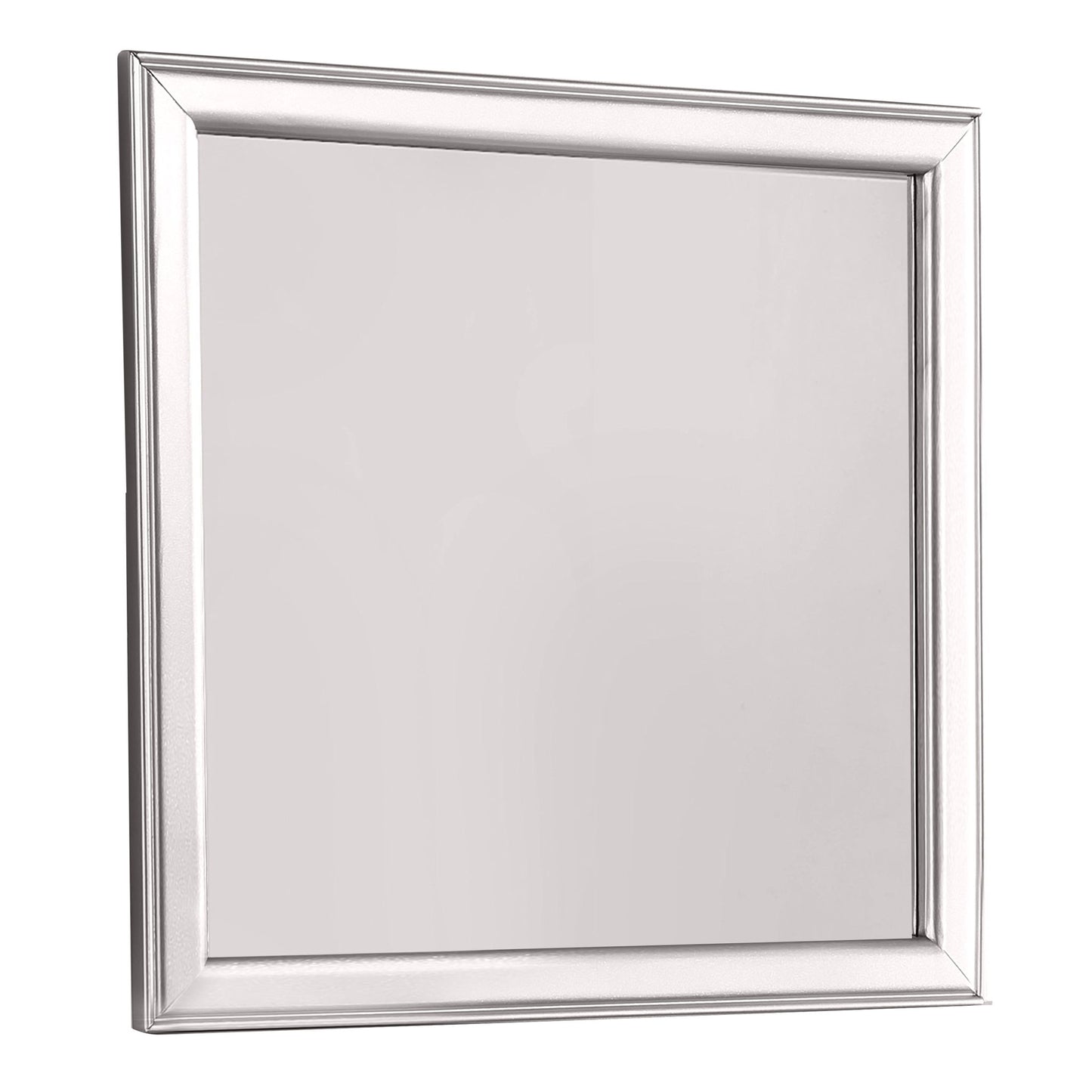 Omni - Dresser And Mirror - Pearl Silver - Hornell Furniture Outlet