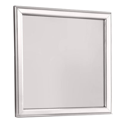Omni - Dresser And Mirror - Pearl Silver - Hornell Furniture Outlet
