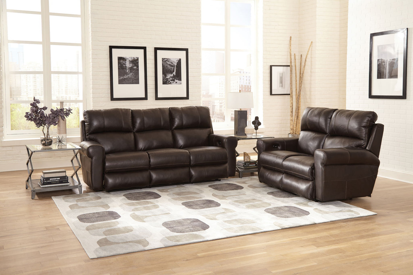 Torretta - Power Lay Flat Reclining Loveseat - Hornell Furniture Outlet