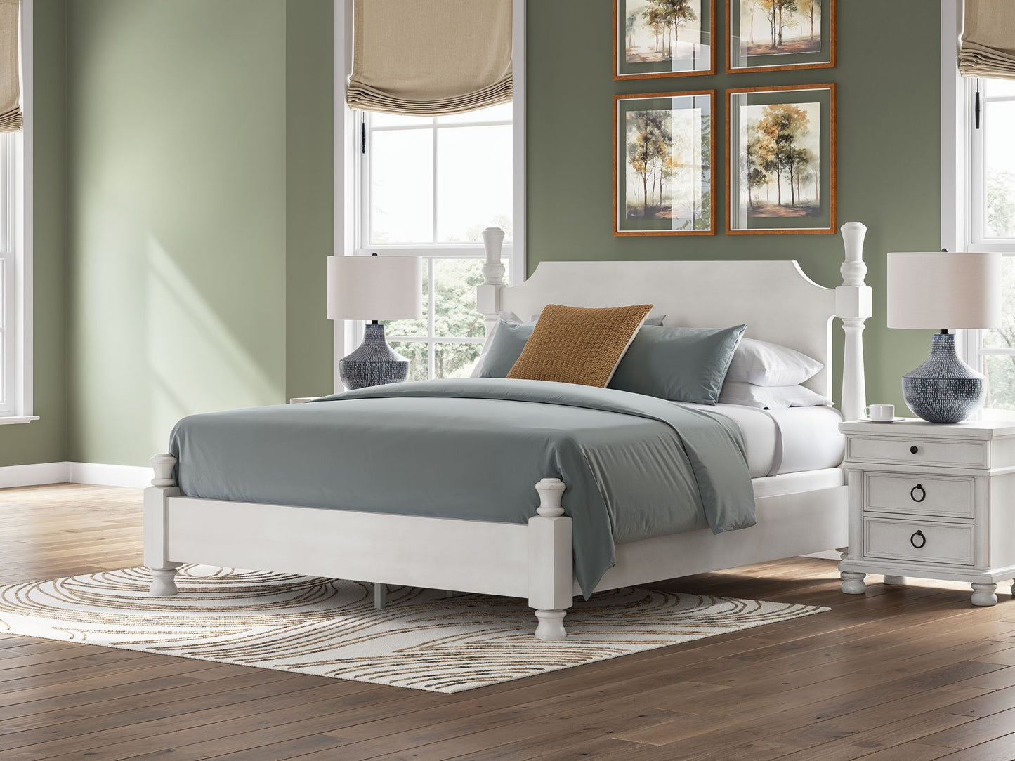 Rowlenstown - Three Drawer Night Stand - Hornell Furniture Outlet