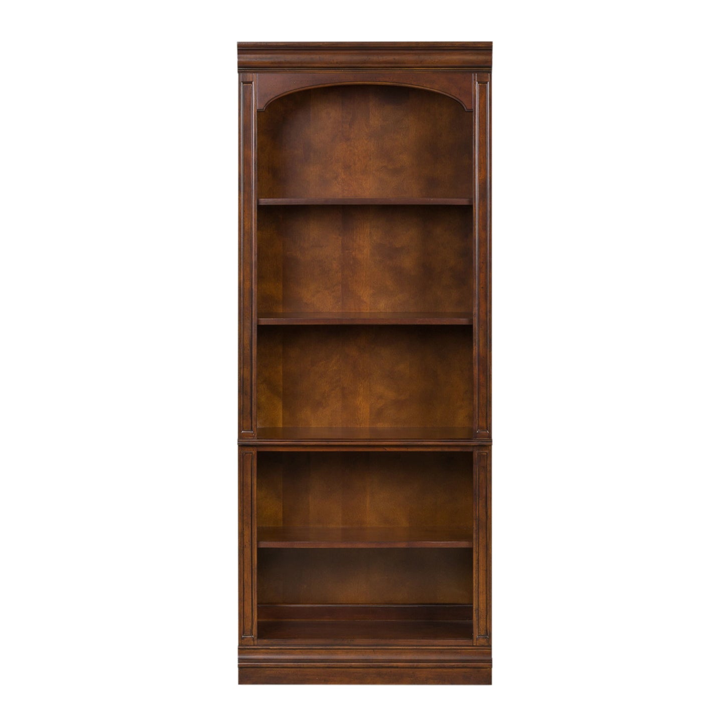 Brayton Manor - Jr Executive Open Bookcase - Dark Brown - Hornell Furniture Outlet