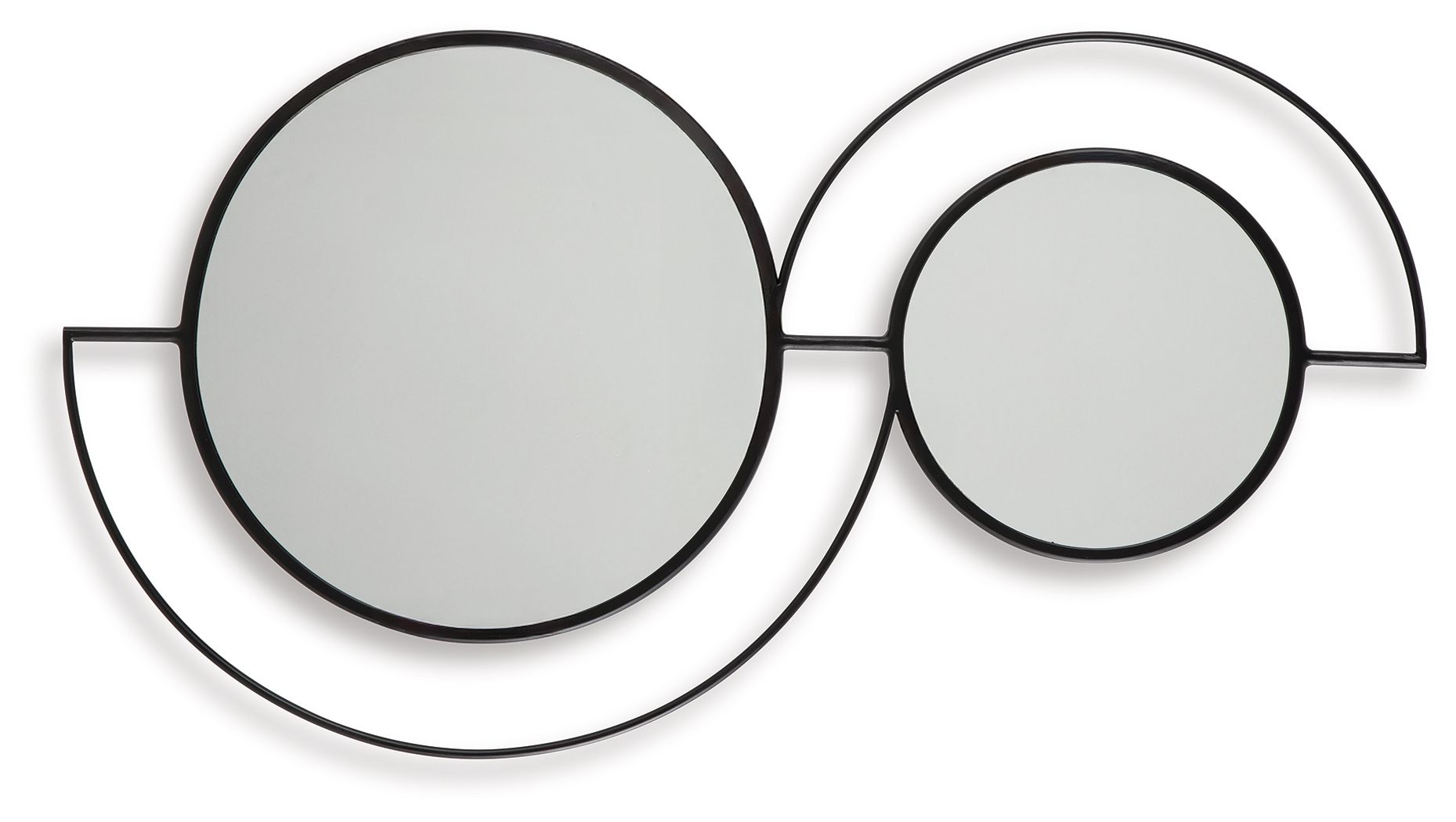 Shayham - Black - Accent Mirror - Hornell Furniture Outlet