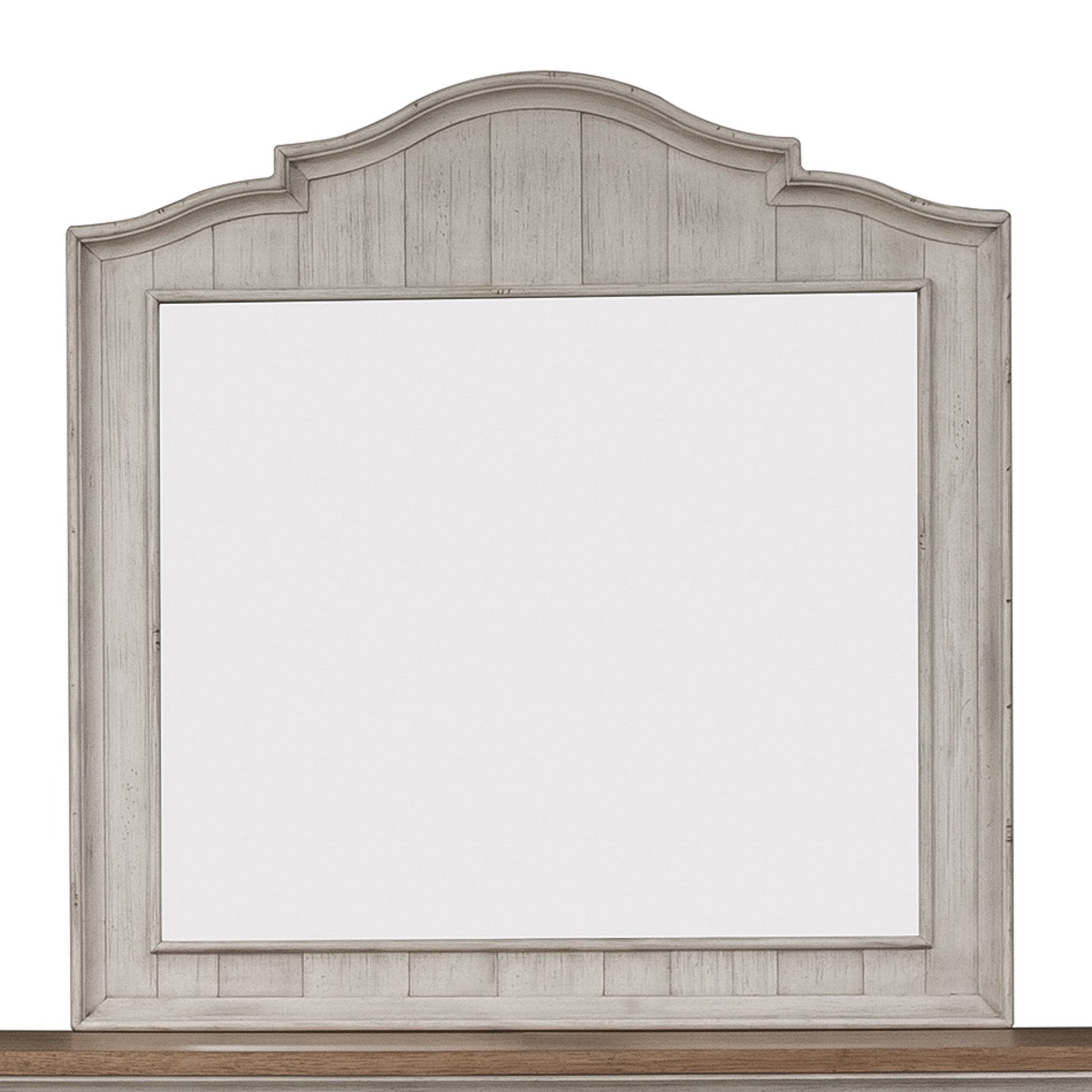 Farmhouse Reimagined - Mirror - White - Hornell Furniture Outlet