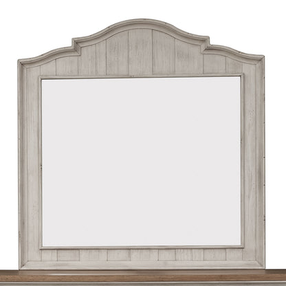 Farmhouse Reimagined - Mirror - White - Hornell Furniture Outlet