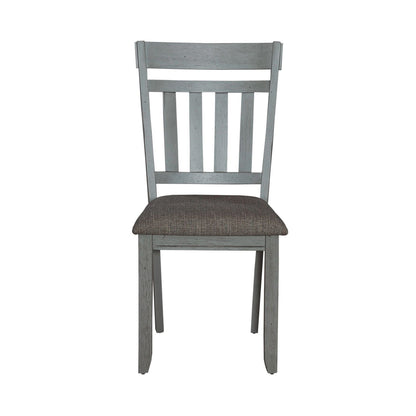Newport - Splat Back Side Chair (RTA) - Gray - Hornell Furniture Outlet