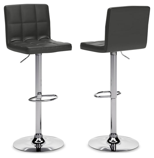 Bellatier - Adjustable Height Barstool (Set of 2) - Hornell Furniture Outlet