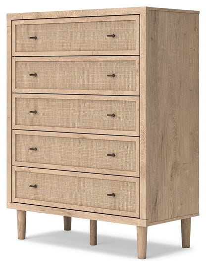 Cielden - Two - Tone - Five Drawer Wide Chest - Hornell Furniture Outlet