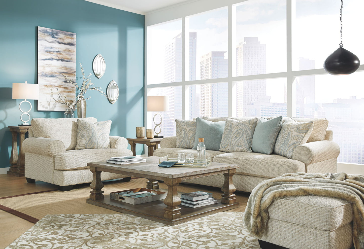 Monaghan - Sandstone - Sofa - Hornell Furniture Outlet