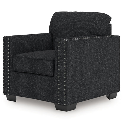 Jasmine Peaks - Coal - Chair - Hornell Furniture Outlet